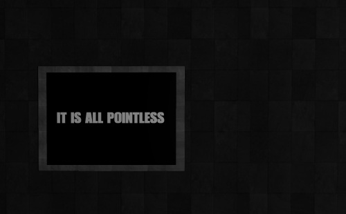 The Infinite Ocean - "It is all pointless"